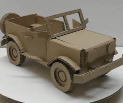 Cardboard Crafting How To Make A Cardboard Toy Car For Children Cardboard Box Car Cardboard Car Cardboard Crafts