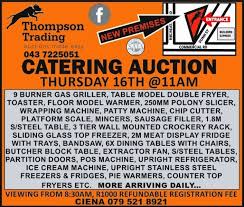 Various Shop Butchery Catering Events And Office Equipment On Auction Don T Miss Out Catering Equipment Chip Cutter Catering