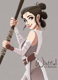 Rey Drawing By Wistful Art Facebook Starwars Star Wars Drawings Star Wars Painting Rey Star Wars