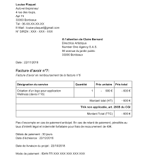 Les nouvelles formes de business plan. Redigez Des Factures Speciales Pour Vos Debours Avoirs Et Acomptes Gerez Votre Comptabilite D Independant Openclassrooms