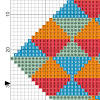 Enjoy stitching this printable bison counted cross stitch pattern. 1