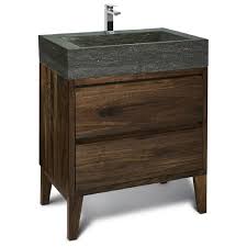 Premium rectangular ceramic undermount sink. Vng Waw Solid Wood Bathroom Vanity Unit Wood Base 24 30 36 Vng Waw Unik Stone