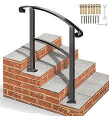 One horizontal tread combined with one vertical riser. Best Stair Handrails Buying Guide Gistgear