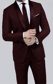 Mens Black And Burgundy Suits Braveman Runway 2 Piece Slim Fit Tuxedo With Free Bow Tie Wedding Suits Men Burgundy Suit Slim Fit Tuxedo