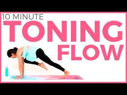 Yoga for Weight Loss & TONING | 10 minute Power Yoga Workout - YouTube