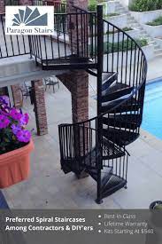 Spiral Staircases Prefab Custom Designs Paragon Stairs Rooftop Patio Design Rooftop Terrace Design Stairs