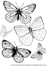 Coloring pages for children : Free Printable Butterfly Colouring Pages In The Playroom Butterfly Coloring Page Butterfly Printable Colouring Pages