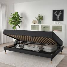 Flottebo Sleeper Sofa Vissle Dark Gray 47 1 4 Ikea Sleeper Sofa Sofa Frame Mattress Sofa
