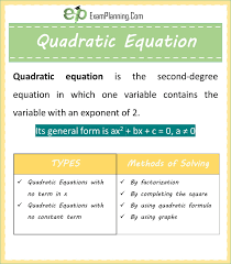 Quadratic Equation Quadratic Equation Quadratics Solving Quadratic Equations