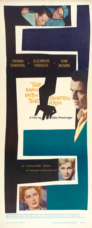 Saul Bass, The Man with the Golden Arm poster, 1955 · SFMOMA