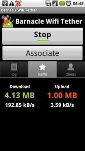 Wifi hotspot tethering will allow your mobile share network to computer, laptop, tablet, smartphone or any device is support wifi connection. Download Barnacle Wifi Tether Apk Download For Android