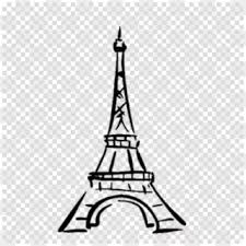 Eiffel tower paris, abstract digital art. Free Eiffel Tower Outline Png Transparent Images Pikpng