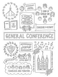 And in jesus christ, his only son, our lord; Conference Coloring Lds Conference Activities Lds General Conference Activities General Conference