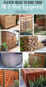 Clever Ways To Hide Ac Pool Equipment A Shade Of Teal Decoration Piscine Terrasse Piscine Projets De Jardins