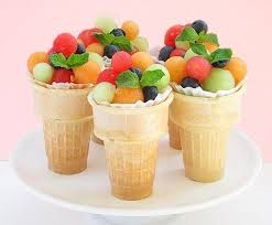 Fruit In A Cone Galeriakal Untuk Berbagi Ide Dan Kreasi Seru Si Kecil Lainnya Yuk Kunjungi Website Galeri Akal Di Www Galeriakal C Easy Fruit Art Pinte