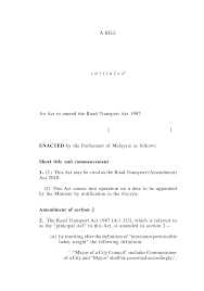 From the transport statistic 2015 of ministry of transport malaysia shown that the total casualties and damages caused by the road accident in malaysia in 2006 to 2015, the total number of accident is. Https Www Cljlaw Com Files Bills Pdf 2018 My Fs Bil 2018 34 Pdf