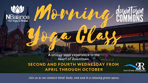 Morning yoga poses for beginners infographic. Morning Yoga Series Downtown Commons