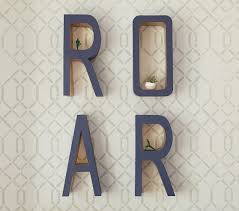 Price match guarantee enjoy free shipping and best selection of gold regal wall decor that matches your unique tastes and budget. Roar Decorative Wall Letter Set Pottery Barn Kids