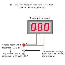 17 Voltmeter Wiring Diagram For Motorcycle Wire Digital Rc Model