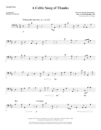Assume you've put any number of backup players, with their instruments, in a. Douglas Nolan A Celtic Song Of Thanks Upright Bass Sheet Music Download Pdf Score 378817