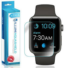 Apple Watch Series 3 Screen Protector 42mm 6 Pack Illumi Aquashield Full Coverage Screen Protector For Apple W Apple Watch Best Apple Watch Apple Watch 42mm