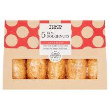 Jam Doughnuts 5 Pack Tesco Groceries