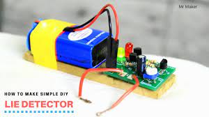And don' forget to stick a wire between the valcro and thw foil! This Is How You Can Make Simple Lie Detector Device Youtube