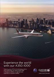 Qatar Airways Experience The World With Our A350 1000 2019 1 Airline Brochure In 2020 Qatar Airways Qatar World