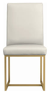 Eiffel 4 star is a contemporary chair with a comfortable upholstered seat and backrest on a 4 star matt brushed nickel legs. Coaster Conway Upholstered Dining Chairs In Grey Aged Gold Set Of 2 191992 By Dining Rooms Outlet