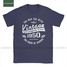 If you are looking for an affordable gift for a friend or colleague turning 70 soon, then this wine glass is a perfect choice. Vintage Retro 1950 T Shirts For Men 70th Birthday Gift Idea Cotton Tees Round Collar Short Sleeve 70 Years Old T Shirts Summer T Shirts Aliexpress