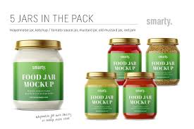 Food Jar Mockups Food Jar Jar Bottle Mockup