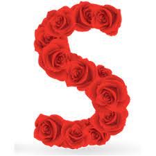 Red Roses Alphabet Letter S Rosas Rojas Imagenes De Letras Rosas