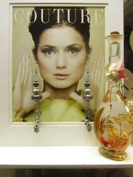 BEAUTIFUL Silver & Gunmetal Steampunk, Clock Face, EARRINGS.