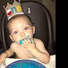 Jungen 1. Geburtstag Ofishally One Krone