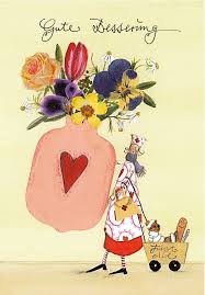 Doppelkarte Silke Leffler Klk 14569 Gute Besserung Spruche Gute Besserung Wunsche Silke Leffler