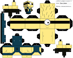 how to create a papercraft minions despicable me diy minions despicable me crafts minions
