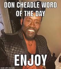 Following early roles in hamburger hill (1987), and as the gangster rocket in the film colors (1988), cheadle built his career in the 1990s with roles in devil in a blue dress (1995), rebound: Logic