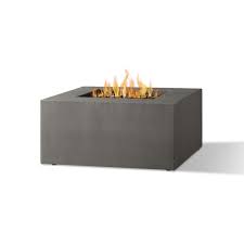 The square fire table projects its contemporary minimalistic design to contemporary outdoor living. Havana Casual Square Fire Pit Table Outdoor Heating Williams Sonoma