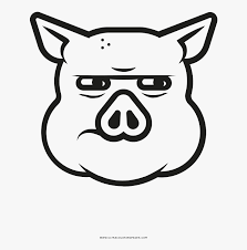 Celebrate with a coloring page! Suspicious Pig Coloring Page Derpy Coloring Pages Hd Png Download Kindpng
