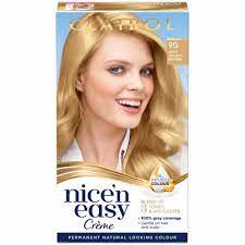 Clairol Nice N Easy Light Golden Blonde 9g Permanent Hair Dye Wilko