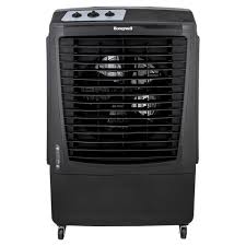 The garage has no cooling (or insulation, sadly), so it's been getting up to 110+ degrees, with sub 10% humidity. Honeywell Co610pm Outdoor Evaporative Air Cooler Fan 2100 Cfm For Large Outdoor Spaces 14 Gallon Tank Black Honeywell Store