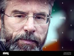 Politics speaking head head shot close up gerry adams hi-res stock  photography and images