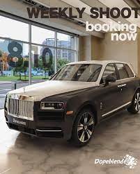 超跑合照on instagram weekly photoshoot booking wanna have fun with rollsroycecullinan weekly photoshoot for you on 8 10 suv suv car photoshoot