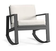 Outdoor Lounge Chairs Patio Chairs Lounge Furniture Pottery Barn In 2020 Metal Rocking Chair Modern Outdoor Rocking Chairs Lounge Chair Outdoor