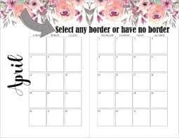 This april calendar printable is perfect to insert into a planner. Free April 2021 Calendars 101 Different Designs And Borders