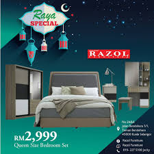 Bedroom set goodnite factory outlets is an online furniture store in malaysia that offer various types of bedroom set for your lovely bedroom only from rm1,699. Razol Furniture Home Facebook