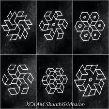 7 To 4 Dots Pattern Design Drawing Rangoli Kolam Designs Rangoli Border Designs