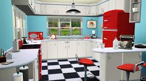  50's kitchen build sims 3 sims amino