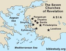 Map Of Revelations Seven Churches