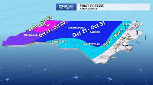 Watch your local weather for more accurate dates. This Weekend S First Freeze Comes Later Than Average